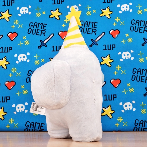 Among Us Blue CrewMate 7" w/ Yellow Star Hat Series 2 Genuine Toikido Plush NWT - Picture 3 of 11